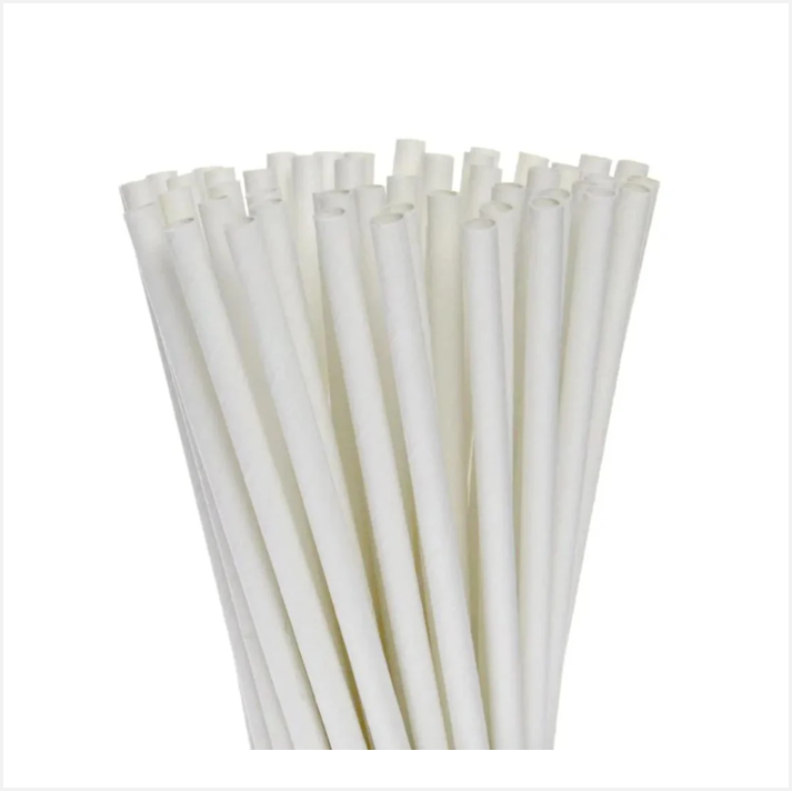 Pitillos Biodegradables Blancos