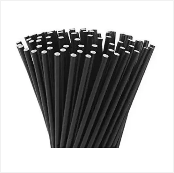 Pitillos Biodegradables Negros